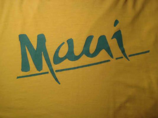 Vintage 1980’s Maui t-shirt, soft and thin, L