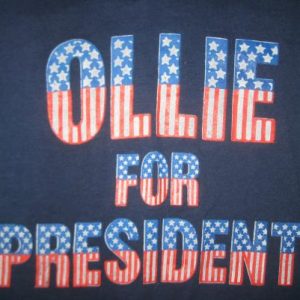 vintage 1980's Oliver North for president t-shirt