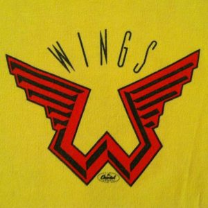 Vintage 1970's Wings Paul McCartney t-shirt