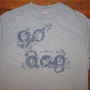 Vintage 1980's Norwegian runic tracery t-shirt, "good day"