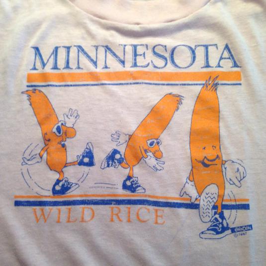 Vintage 1980’s Minnesota Wild Rice soft & thin t-shirt