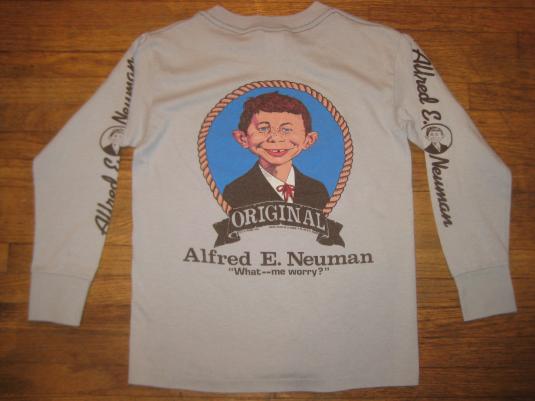 Vintage 1980’s Mad Magazine Alfred E. Neuman t-shirt, XS-S