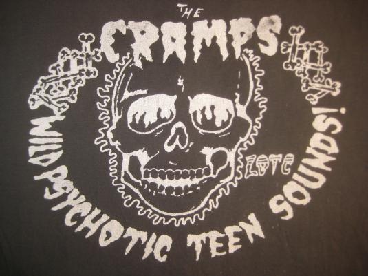 Rarest ever! Vintage The Cramps t-shirt, 1980-1983