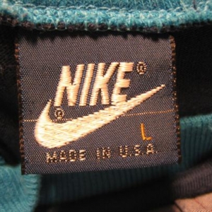 Vintage 1980's Nike Blue Tag tennis ringer t-shirt