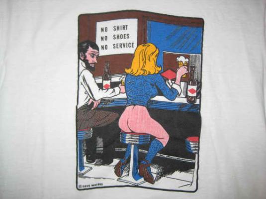 1970’s Bare Ass funny t-shirt, L XL