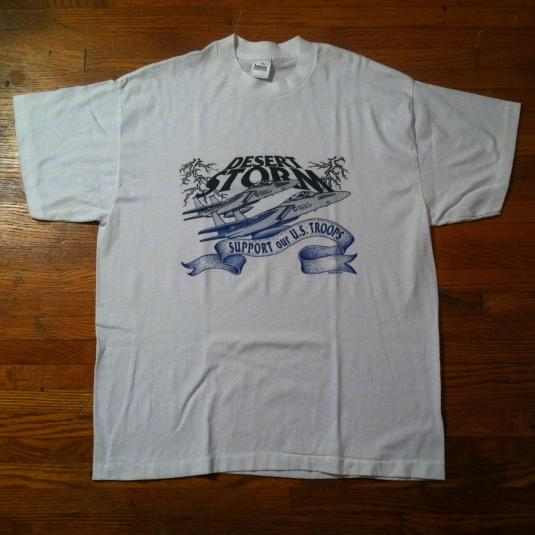 Vintage c. 1991 Desert Storm Iraq War t-shirt | Defunkd