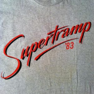 Vintage 1983 Supertramp tour t-shirt