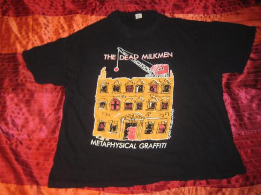 Vintage 1990 The Dead Milkmen t-shirt Metaphysical Graffiti | Defunkd