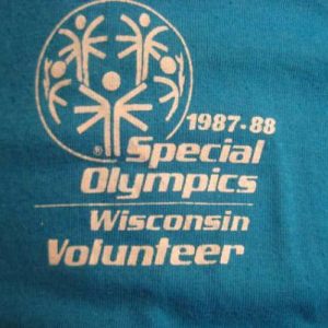 1980's Wisconsin Special Olympics vintage t-shirt, M L