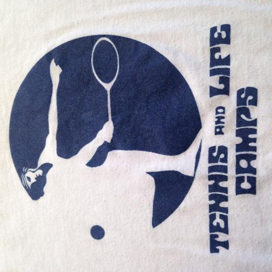 Vintage 1970’s Tennis And Life Camps t-shirt