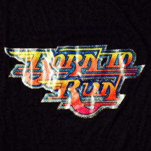 Vintage 1980's Born To Run glittery iron-on t-shirt