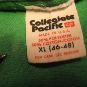 Vintage Collegiate Pacific T-Shirt Tags | Brand – Defunkd