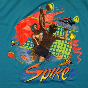 Vintage Totally 80's summer volleyball t-shirt