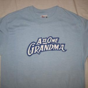 Vintage 1980's A 1 grandma t-shirt, soft and thin