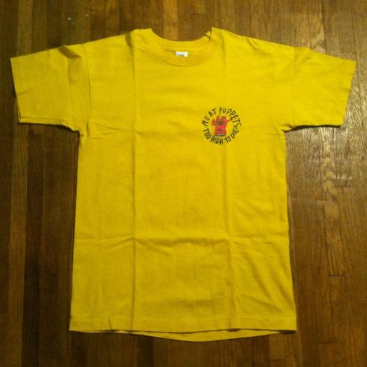 Vintage 1994 Meat Puppets Too High To Die t-shirt | Defunkd