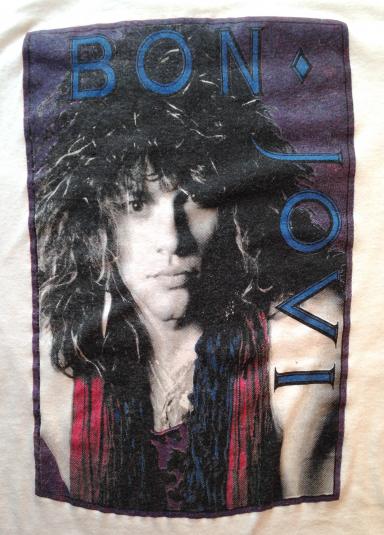 Vintage 1980’s Bon Jovi Slippery When Wet t-shirt
