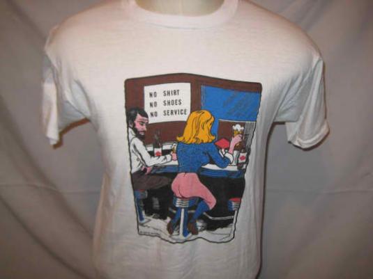 1970’s Bare Ass funny t-shirt, L XL