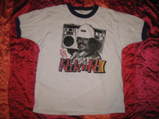 Vintage 1980s wrestling Buck “Rock N Roll” Zumhofe t-shirt