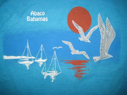 Vintage 1980s Bahamas sleeveless t-shirt, small