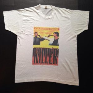 Vintage 1989 John Woo's The Killer movie t-shirt