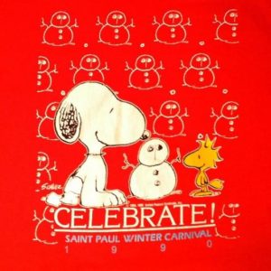 Vintage Saint Paul winter carnival Snoopy Peanuts t-shirt