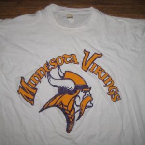 vintage 1980's Minnesota Vikings t-shirt, Screen Stars XXXL