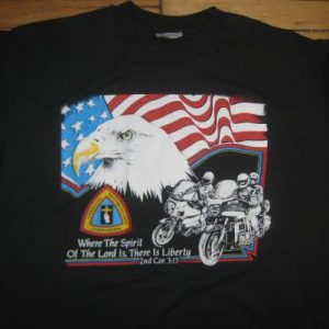 Vintage 1980's Christian biker gang t-shirt, XL