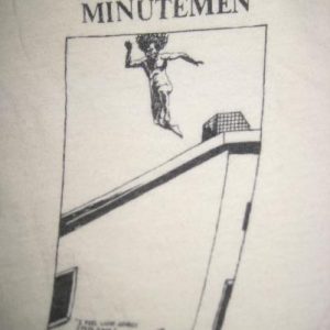 Vintage Minutemen t-shirt, hand screened Raymond Pettibon