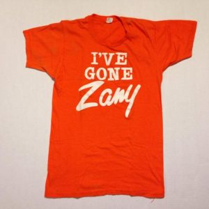 Vintage Funny 1970's "I've Gone Zany" t-shirt
