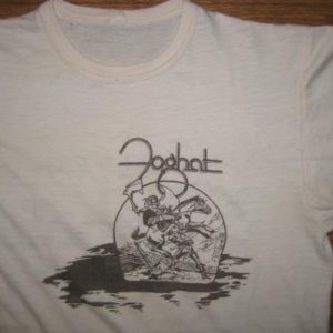 Worn to perfection- vintage 1978 Foghat t-shirt, SOFT & THIN