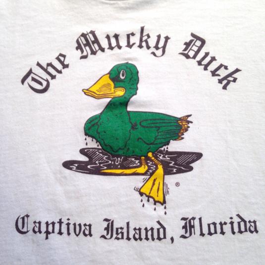 Vintage 1980’s The Mucky Duck restaurant t-shirt