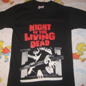 Vintage 1980s Night Of The Living Dead horror movie t-shirt
