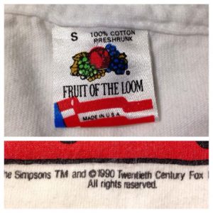 Vintage 1990 The Simpsons Bart Simpson t-shirt