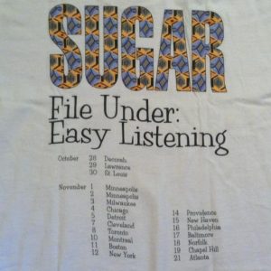 Vintage 1994 Sugar File Under Easy Listening t-shirt
