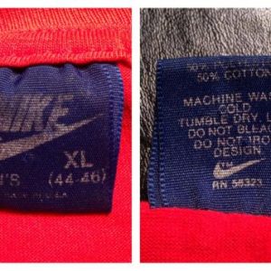 Vintage 1980's Nike blue tag t-shirt