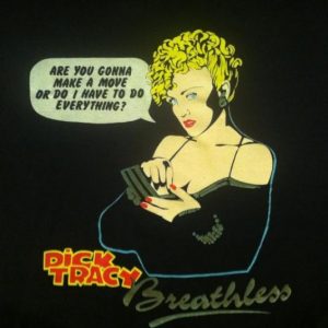 Vintage 1990 Madonna Breathless Dick Tracy movie t-shirt