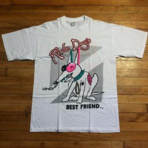 Vintage 1980's RUDE DOG t-shirt