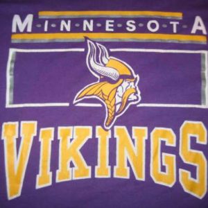 1980's Champion brand MN Vikings vintage t-shirt, L
