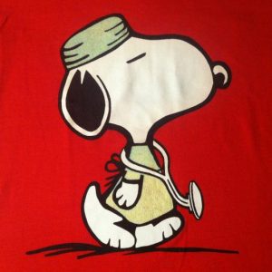 Vintage 1980's Snoopy doctor-nurse Peanuts t-shirt