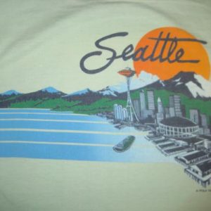 Vintage 1980's Seattle Poly Tees t-shirt, XL