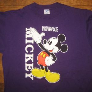 Late 1980's, early 90's Mickey Mouse Indianapolis t-shirt