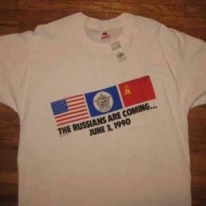 Vintage 1990 t-shirt, Mikhail Gorbachev visits Minnesota, XL
