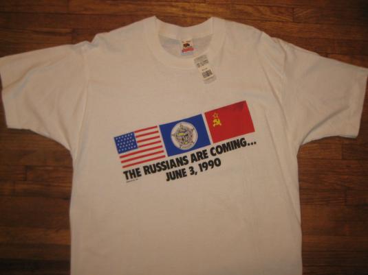Vintage 1990 t-shirt, Mikhail Gorbachev visits Minnesota, XL | Defunkd