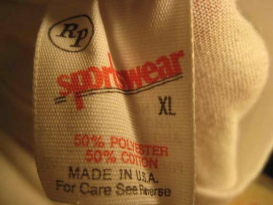 1980’s Spooner, Wisconsin iron-on vintage t-shirt, L XL
