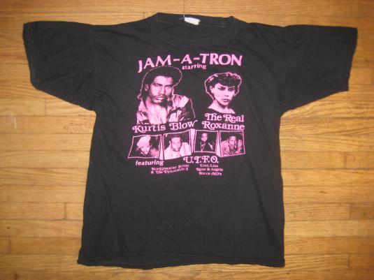 Vintage Rare 1985 old school rap hip hop t-shirt Kurtis Blow