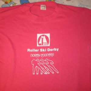 vintage 1980's U of M Roller Ski Derby t-shirt