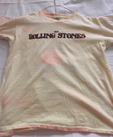 Vintage Rolling Stones 1969 Altamont Speedway Free Concert T-Shirt