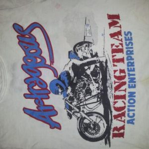 VINTAGE 70S CAFE RACER MOTORCYCLE TSHIRT