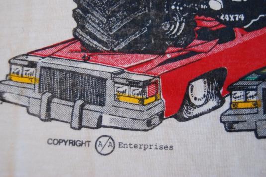 Vintage TShirt Super Rare Godzilla Monster Truck 80s Unworn
