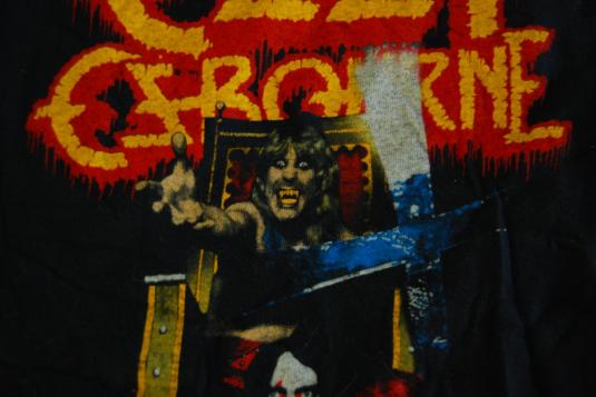 Authentic Vintage Ozzy Osbourne TShirt Speak Devil Tour